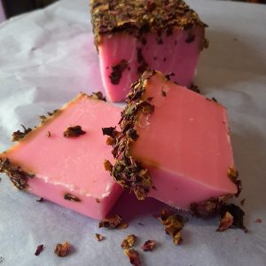 Wild and Natural Handcrafted Soap Rose and Rose Petals
