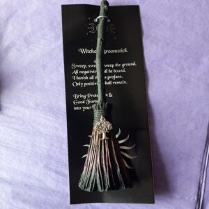Positive Energy Broomstick Pink with Tree Charm