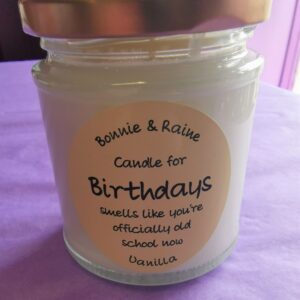 Cheeky Birthday Vanilla Candle